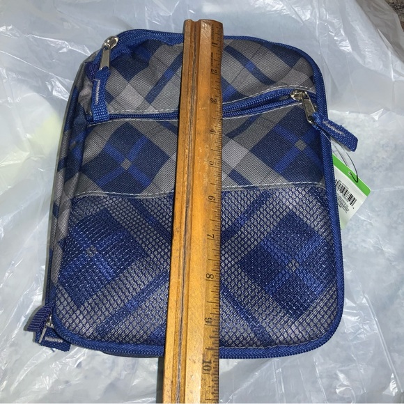 Plaid Insulated Lunchbox With Zipper Pouch New - Picture 2 of 10